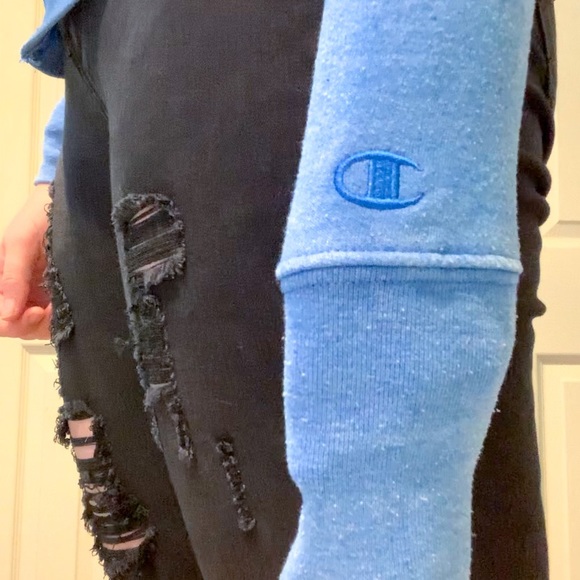 Blue Champion Zip up Hoodie - Picture 2 of 3